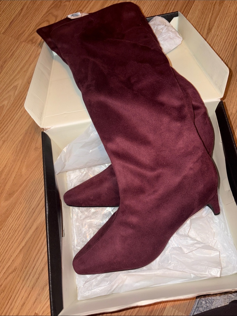 Banana Republic Women’s Tall Slouch Boots - Burgundy
